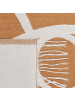 Beliani Kuscheldecke PALHI in Orange/Weiß - (W) 130 x (H) 0.3 x (L) 170 cm