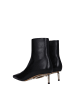 Off-White Schwarz Leder Knöchel Stiefel