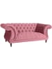 58 aufm Kessel CHESTERFIELD Sofa 2-Sitzer Kaylin Samtvelours rosé