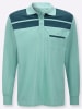 Sieh an! Poloshirt in salbei-petrol