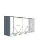 Fornorth Kaminholzregal in Grau 422x119x190cm (5.02m2)