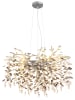 Globo lighting Luster "QUEENA" in silver