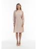 Usha Damen Midikleid in Rosa Beige