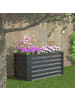 VCM  Metall Hochbeet Gartenbeet 180x90 Galdo L in Schwarz