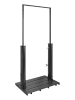 Beliani Gartendusche MARACAIBO in Schwarz - (W) 98 x (H) 224 x (L) 76 cm