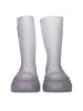 Off-White Transparent PVC Knöchel Stiefel