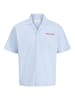 JACK & JONES PLUS Hawaii-Hemd in Cashmere Blue