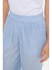 SAINT TROPEZ Casual Hose SigridSZ Lockere Passform in Soft Chambray Shimmer Stripe