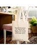 Mr. & Mrs. Panda Shopping Tasche Spruch Physiotherapeut Kneten m... in Creme