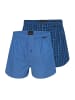 Schiesser Boxershorts Web in Royal Blue