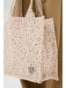 SAINT TROPEZ Tasche PansySZ Regular fit in Creme Black Mini Dots
