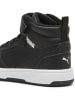 Puma Kinder Sneaker "Rebound V6 Mid WTR AC+ PS" in Schwarz
