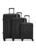 Redolz Essentials 06 3-SET 4 Rollen Kofferset 3-teilig in black 2