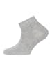 ewers 6er-Set Sneaker Socken Uni in schwarz-grau-weiß