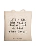 Mr. & Mrs. Panda Tragetasche Spruch 1975 Geburtstag Wunder mit S... in Weiß