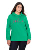Ulla Popken Sweatshirt in smaragdgrün