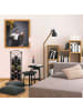 relaxdays Weinregal in Schwarz - (B)33 x (H)88 x (T)20 cm