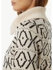 comma CI Strickpullover langarm in Creme