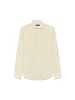 Matinique Langarm - Hemd MAmarc Gerade Passform in Golden Cream