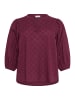 KAFFE curve Langarm-Bluse KCloulou Regular fit in Windsor Wine