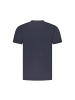 cavalli CLASS Blaues Baumwoll-T-Shirt