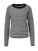 Aniston CASUAL Strickpullover in schwarz weiß-rot