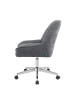 DUBI Möbel 2er-Set: Bürostuhl Mika-Megan in Grau - (B)60 x (H)86 x  (T)68 cm