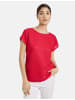 TAIFUN T-Shirt Kurzarm Rundhals in Digital Red