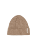 Marc O'Polo Strickmütze aus Bio-Baumwolle und recyceltem Polyester in Earthy Taupe