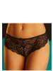 PETITE FLEUR GOLD Tanga-Ouvert in schwarz