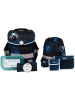 SCHOOL-MOOD Schulranzenset 7-tlg. Timeless Air+ Moritz Weltall in blau