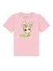 wat? Apparel T-Shirt Osterhase im Gras in Rosa