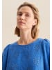 Seidensticker Shirtbluse Regular in Mittelblau