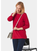 GOLDNER Pullover aus hochwertigem Garn in mohnrot