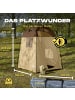 Where Tomorrow Pop-Up-Duschzelt braun 155x155x220cm Braun