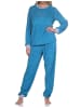 NORMANN Frottee Schlafanzug Homewear Loungewearr Sternen - 81715 in türkis