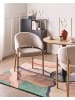 Beliani 2er-Set Esszimmerstuhl ZANE in Beige/Braun