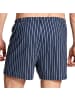 Calida Web-Boxershorts 4er Pack in Weiß/Dunkelblau
