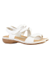 rieker Sandalen aus Cristallino-Leder Weiß
