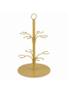 relaxdays Getränke Tower in Gold - 8 Gläser
