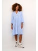 Kaffe Kleid KAhera A-shape in Vista Blue / Chalk Flower