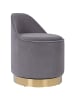 Kayoom Hocker Drehhocker Viktor 125 in grau