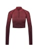 Hummel Hummel Halbreißverschluss Sweatshirt Hmlmt Yoga Damen in BITTER CHOCOLATE/MINERAL RED