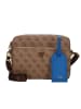Guess Milano Umhängetasche 25 cm in beige-brown-blue
