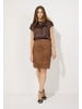 More & More Blusenshirt Animalprint in twotone animal print sweet toffee