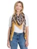Betty Barclay Tuch mit Aufdruck in Taupe/Yellow