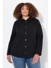 Ulla Popken Sweatjacke in schwarz