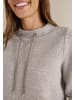 Cecil Melange Rib Funnel Neck in Chocolate Mousse Melange