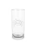 Mr. & Mrs. Panda Wasserglas Spinne Agathe Freude ohne Spruch in Transparent