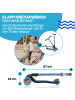 GLOBBER Scooter ELITE DELUXE LIGHTS Roller in dunkelblau, mit Leuchtrollen